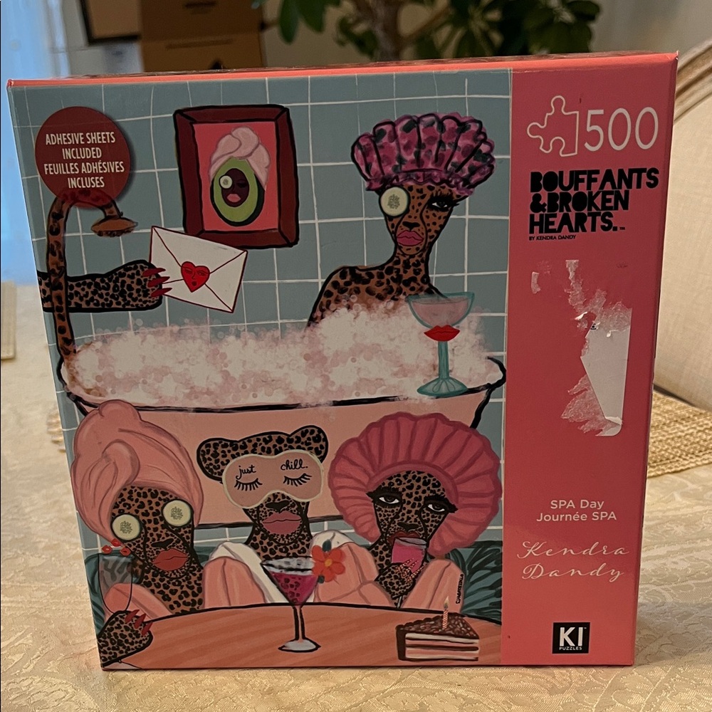 Bouffants & Broken Hearts Kendra Dandy Spa Day Puzzle - 500 Pieces